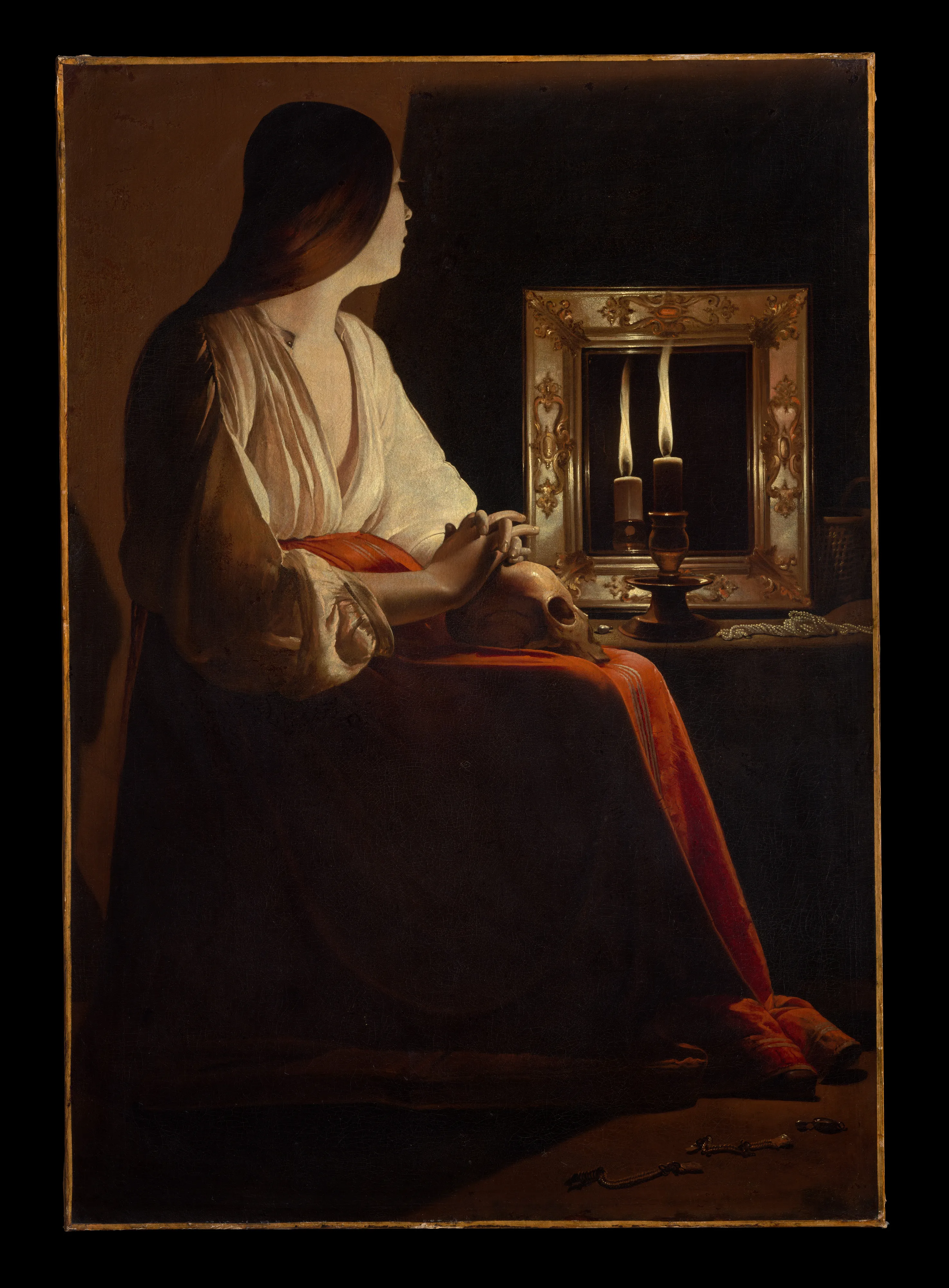 The Penitent Magdalene by Georges de La Tour